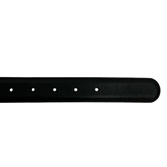 Coach 7600 Leather Belt Brass Buckle Womens 40” Black main image 4